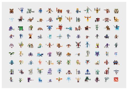 Пиксельные герои дота