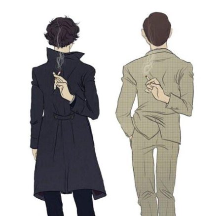 Шерлок холмс бенедикт камбербэтч арт