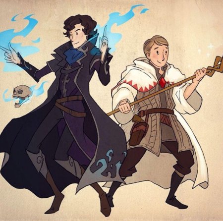 Sherlock harry potter crossover