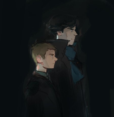 Джон ватсон и шерлок холмс арт