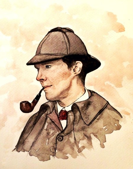 Шерлок холмс конан дойл портрет