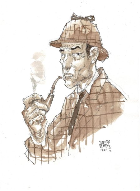 Портрет шерлока холмса