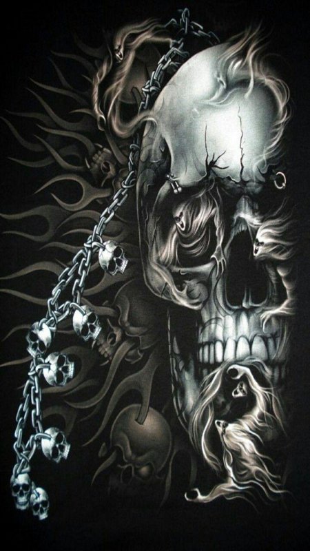 Черепа тату