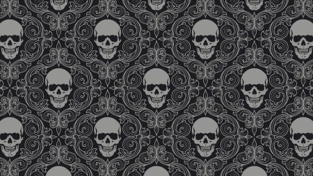 Череп орнамент