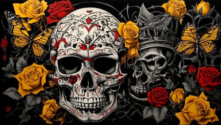 Черепа тату