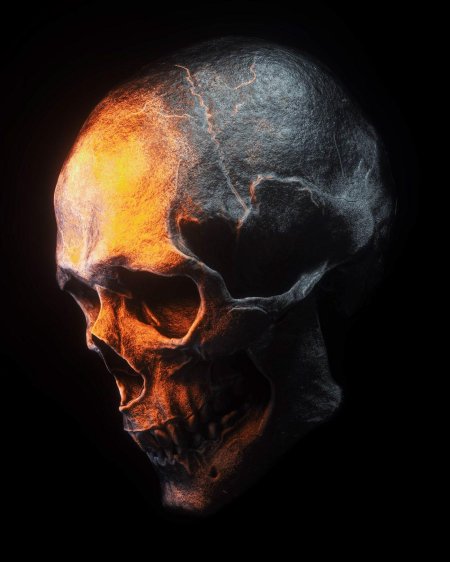 Череп в огне