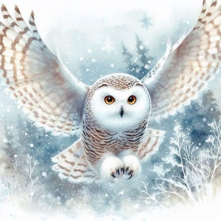 Зимняя сова