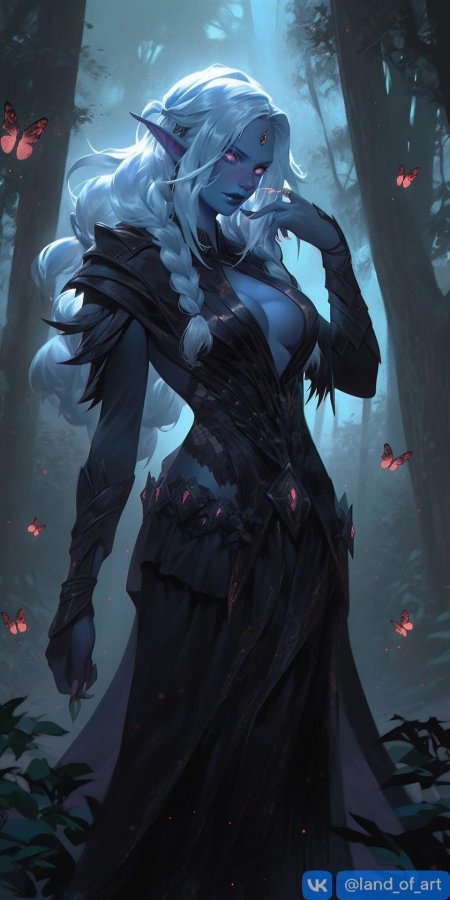 Арт эльфийка