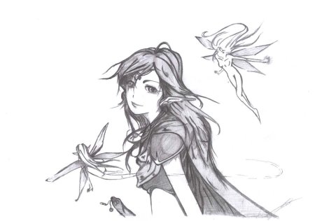 Эльф рисунок