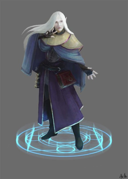 Эльф колдун днд