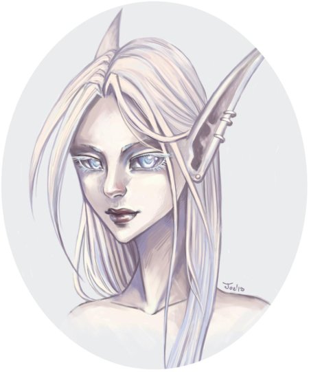 Эльфийки для рисования