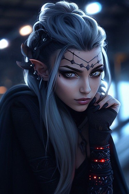 Красивая эльфийка арт