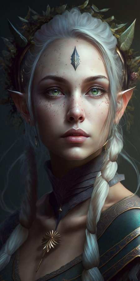 Красивая эльфийка