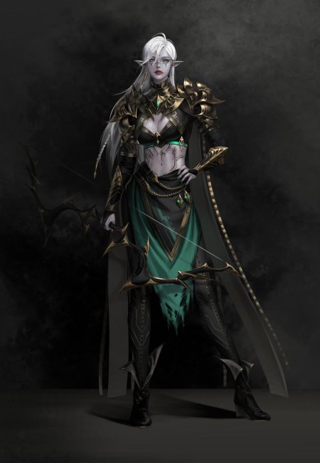 Темные эльфийки