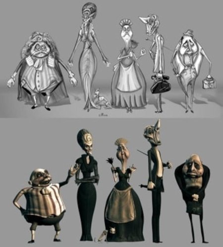 Тим бертон персонажи