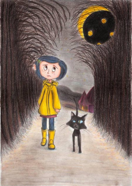 Рисунки коралина в стране кошмаров