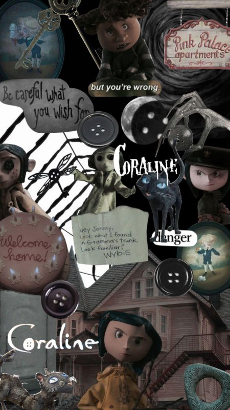 Персонажи коралина в стране кошмаров