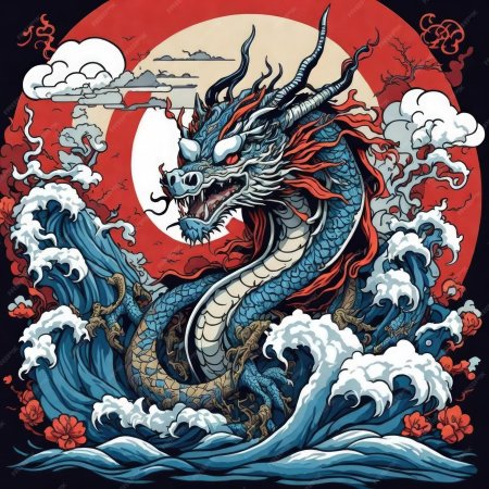 Дракон япония