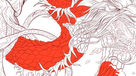 Драконы эскиз