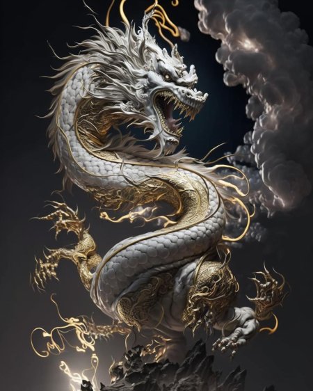 Дракон картина