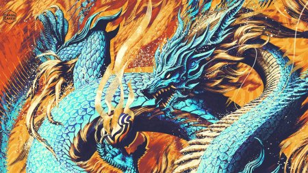 Азиатский дракон арт