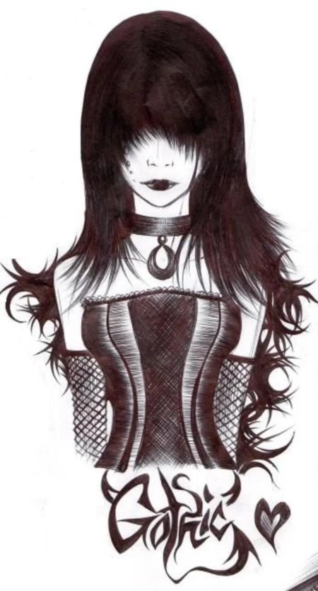 Рисунки в стиле готика