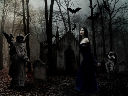 Готика девушка