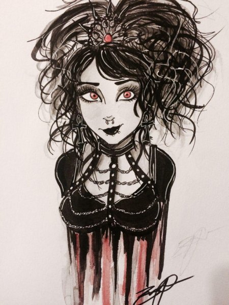 Готические рисунки