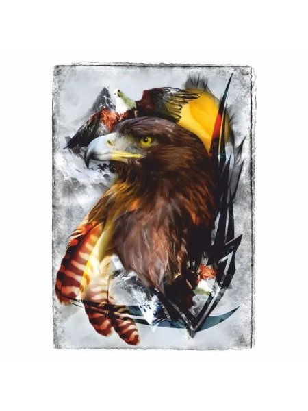 Разноцветный орел