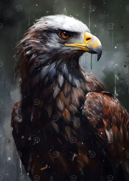 Орел красивый