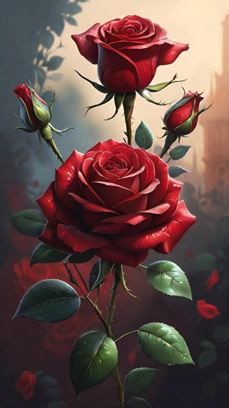 Роза красивая