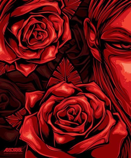 Розы арты