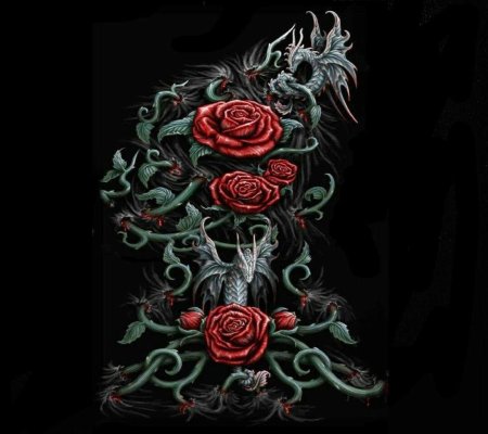 Готические цветы