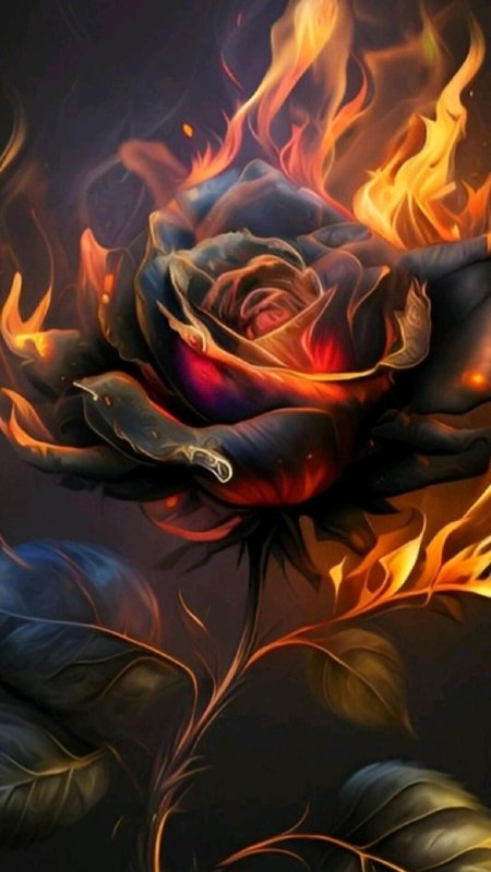 Огненная роза
