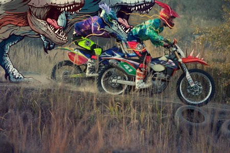 Питбайк арт