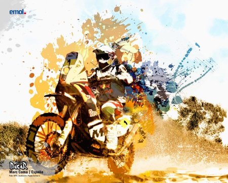 Мотокросс арт