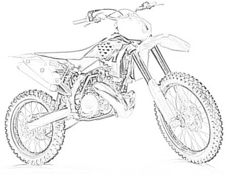 Питбайк раскраска ттр