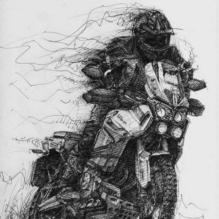 Рисунок мотоцикл