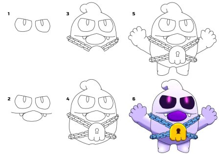 Призрак скуик из бравл старс