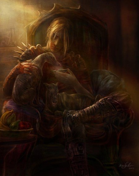 Мужчина фэнтези арт