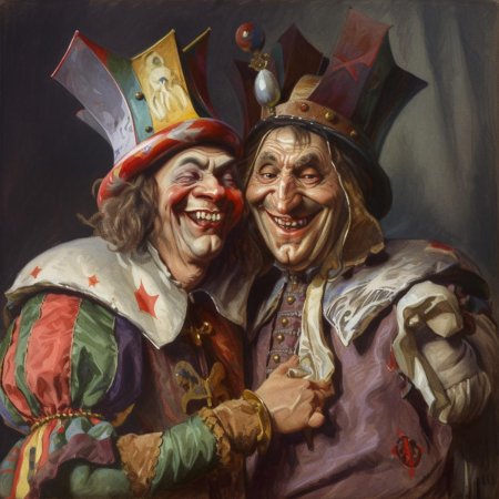 Нейросеть король и шут