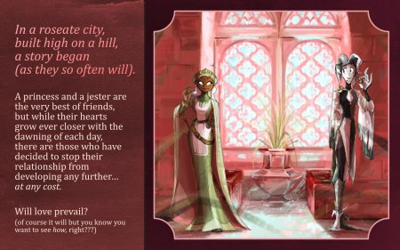 Принцесса и шут арт