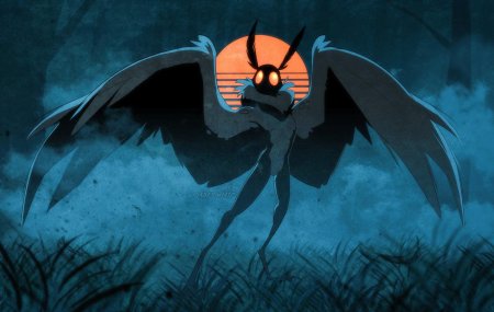 Человек мотылек арт