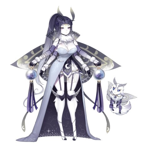 Monster girl аниме moth