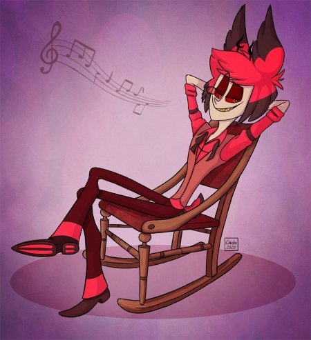 Аластор отель хазбин арт