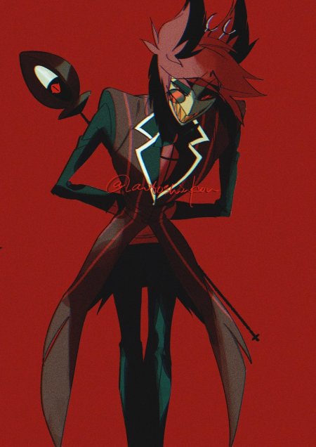 Аластор отель хазбин в полный рост