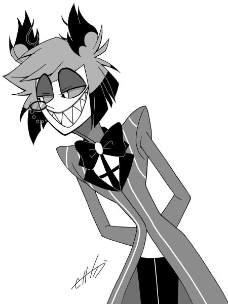 Аластор отель хазбин карандашом