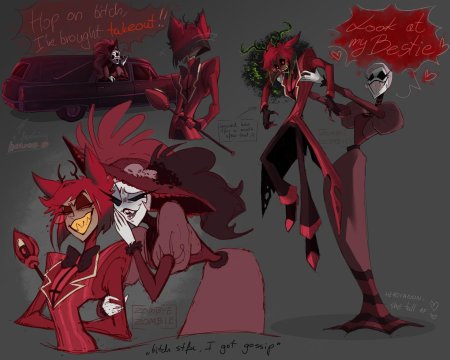 Отель хазбин аластор энджел демон