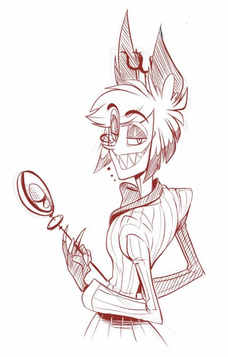 Аластор отель хазбин скетч