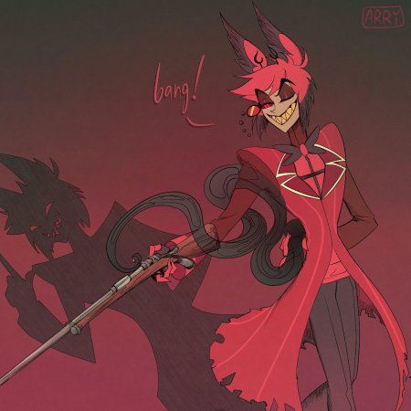 Аластор отель хазбин арт